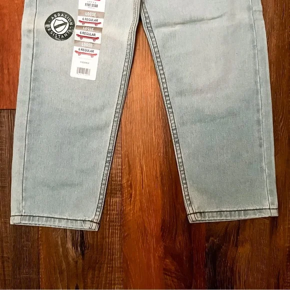 Wrangler Five Star Premium Boys Loose Fit Jeans | 6 R - Picture 6 of 10